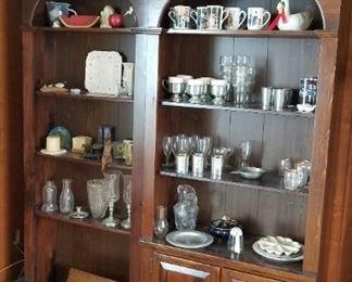 4 of the shelving units, ready for chalk painting