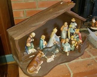 Hummel nativity scene
