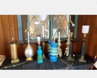 Mid Century Modern lamps