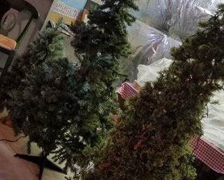 artificial Christmas trees