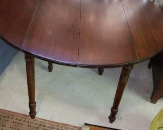 table with folding legs, folds flat