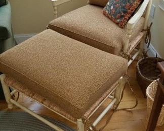 chair w/ ottoman, matches setee