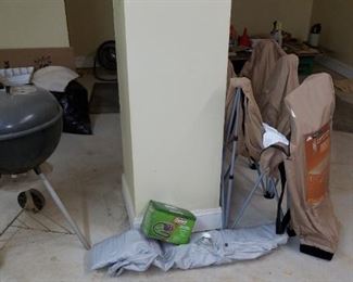 Weber grill and camping stuffs