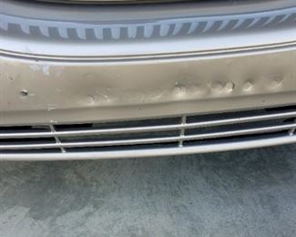 some garage dings on front end