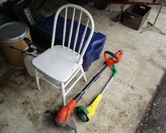 chair and lawn equipment