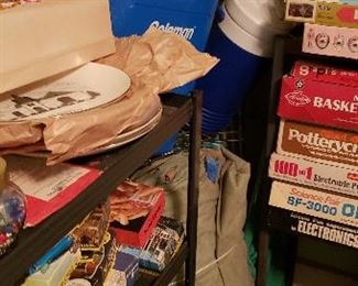 Camping canvas & poles