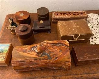 Assortment of cool small boxes