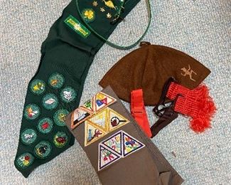 Vintage Brownie and Girl Scout items---more than pictured here.