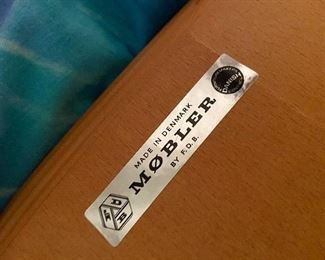 Label under small table chair