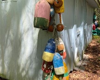 Very cool authentic Maine lobster trap floats