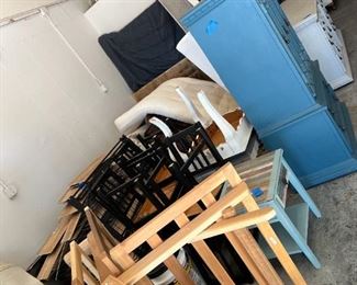 futon frame and mattress