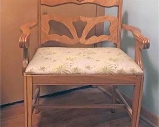 1950s WM Basset Vanity Bench
