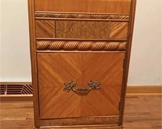 Vintage Waterfall Night Stand 