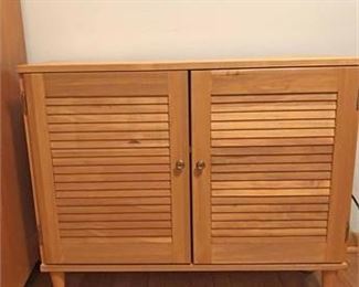 Louvered Storage Cabinet 