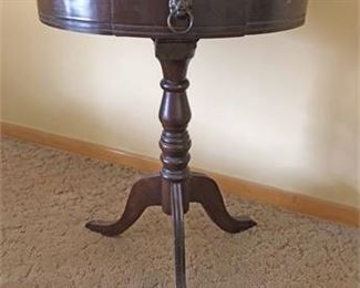 Vintage Drum Table 