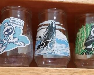 Welch's collectible jelly jars/glasses