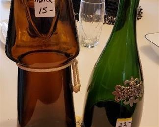 Collectible liquor bottles