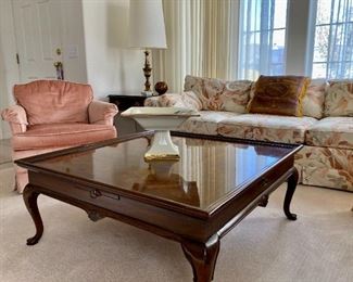 Drexel Heritage square coffee table