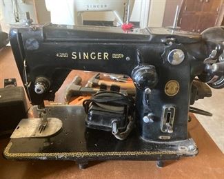 antique Singer sewing machine