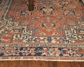 Antique Heriz Area Rug, 100% Wool, Hand Knotted 8'5" x 11'