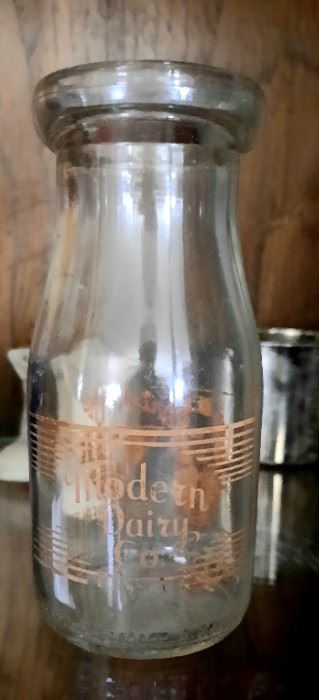 Modern Dairy Elgin milk bottle