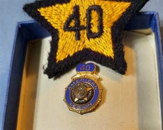 40 year American Legion pin