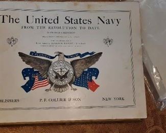 US Navy WWI era book
