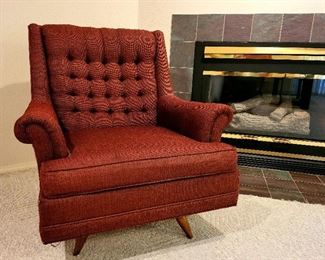 MCM Swivel Arm Chair $295 or bid #16