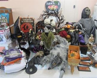 Halloween decorations.