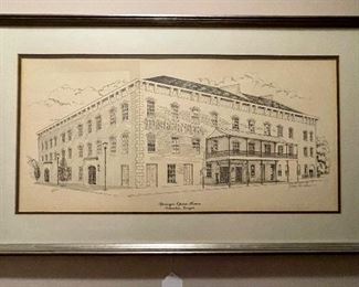 Framed and Signed Print by Geri Davis