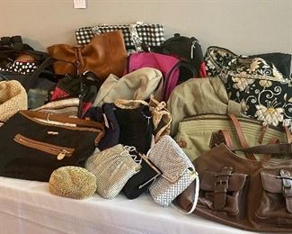 Variety of Purses and Bags