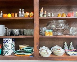 Assorted Dishes and Kitchen Decor