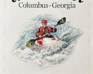 Whitewater Print by Geri Davis