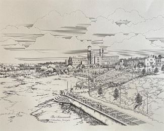 The Riverwalk Print by Geri Davis