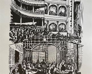Springer Opera House Print by Geri Davis
