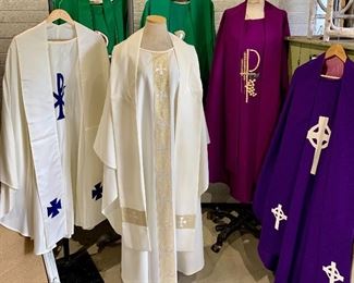 Vintage Priest Vestments found in a Funeral Home 