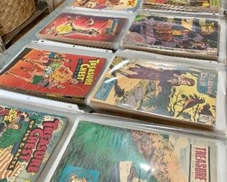 207 vintage Treasure Chest Comics from 1948 to 1970 
