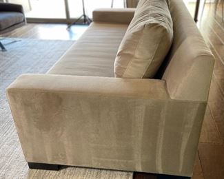 Contemporary Microfiber Sofa 31 x 83 x 40in HxWxD