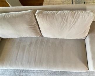 Contemporary Microfiber Sofa 31 x 83 x 40in HxWxD