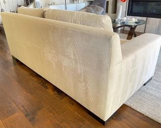 Contemporary Microfiber Sofa 31 x 83 x 40in HxWxD