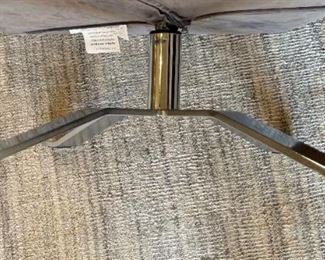 2pc Contemporary Microfiber Swivel Club Chairs PAIR 34 x 29 x 30.5in HxWxD