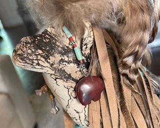 Barbara Peacock Ceramic Southwest Horse Fetish Sculpture 18 x 4.5 x 13in HxWxD