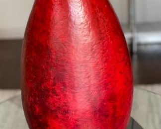 Margaret Sullivan Gourd Vessel Art #1 18in H