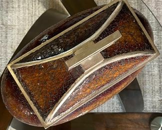 Uttermost Lidded Centerpiece Vase/Jar 17 x 17 x 7in HxWxD