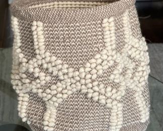 West Elm Weave Basket 13 x 13in diameter