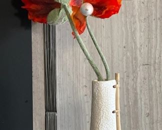 Southwest Floral Decor Vase #2 Vase: 38 inches high