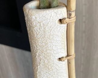 Southwest Floral Decor Vase #2 Vase: 38 inches high