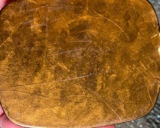 Russian Lacquer Trinket Box.Morning in Pine Forest by Shishkin Bears 1 x 4.5 x 3.5in HxWxD