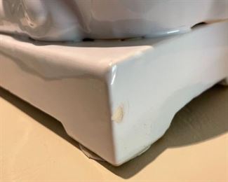 Sagebrook Porcelain Whippet Dog Statues PAIR Home 10678 20 x 6 x 9.5in HxWxD