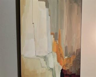 Abstract Art Print on Board Jamie 23.75 x 11.75in HxWxD